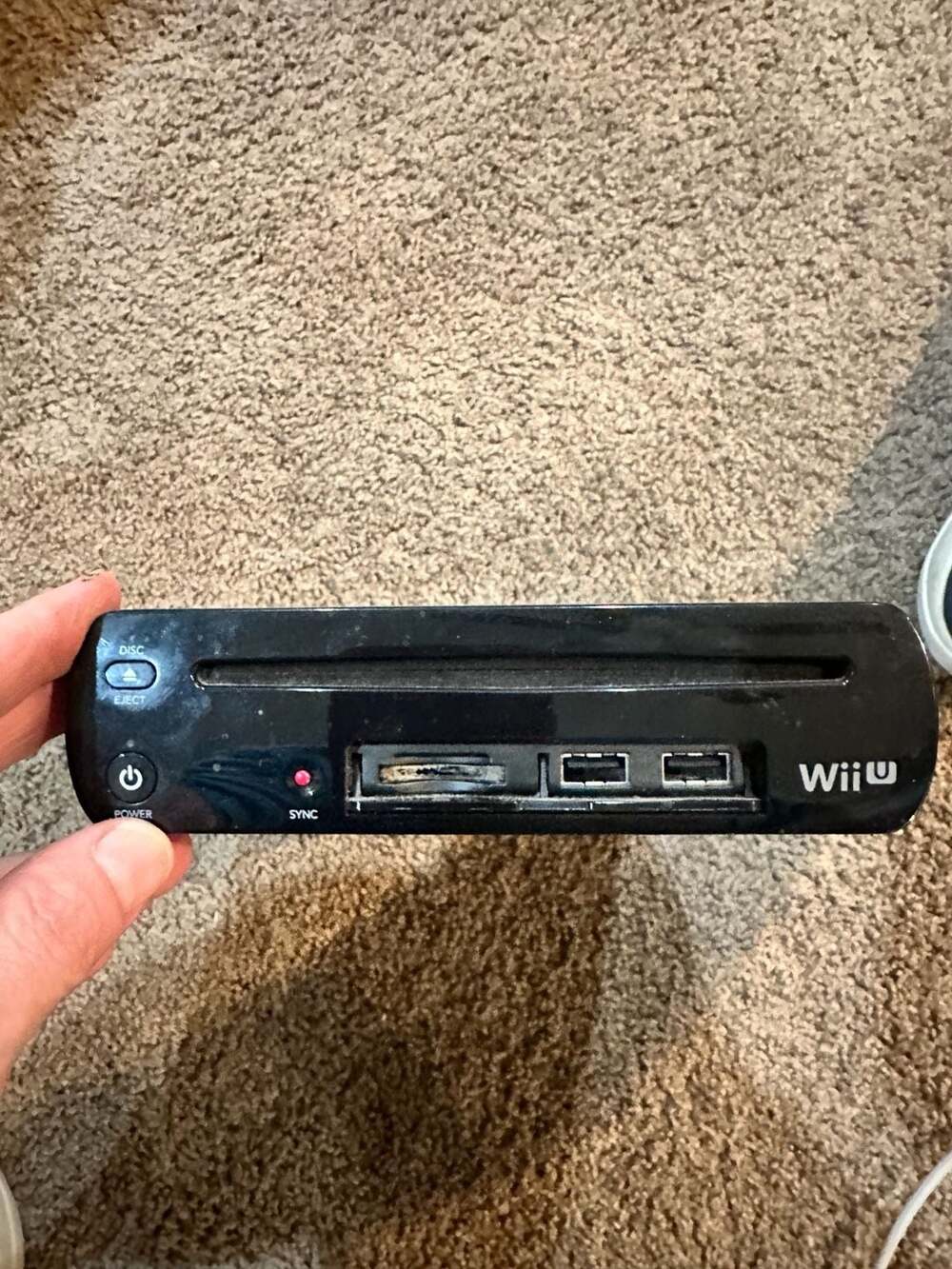Nintendo Wii U 32GB Deluxe Black Console WUP-101(02)